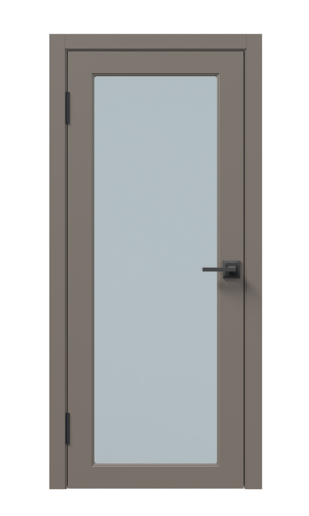 Щитовая дверь Афтора O6 ПВХ остекленная