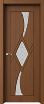 Щитовая дверь Афтора K7 остекленная